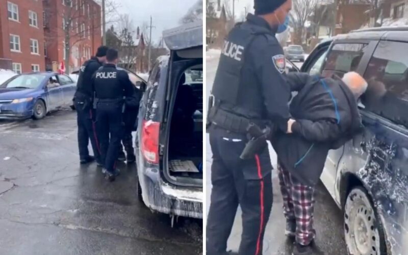 البوكس نيوز – شاهد.. الشرطة الكندية تقبض على “مسن” بطريقة وحشية خلال مظاهرات كورونا