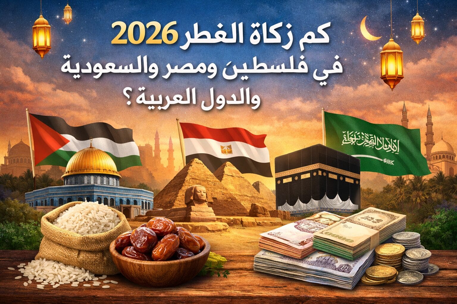 قيمة زكاة الفطر 2026 في الدول العربية