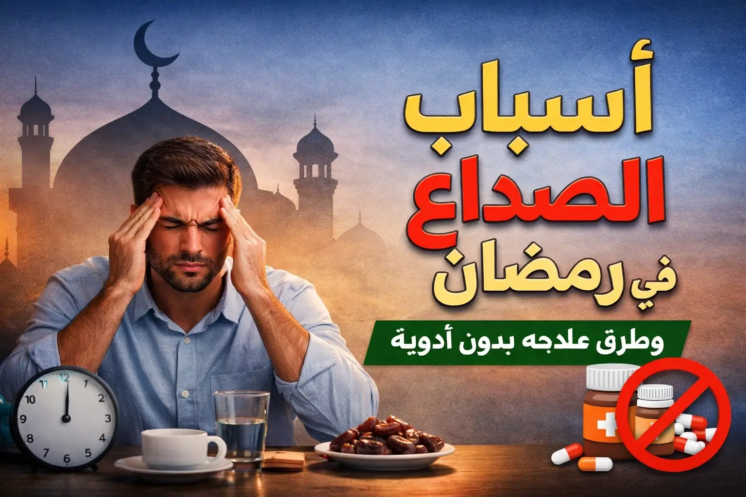 الصداع في رمضان