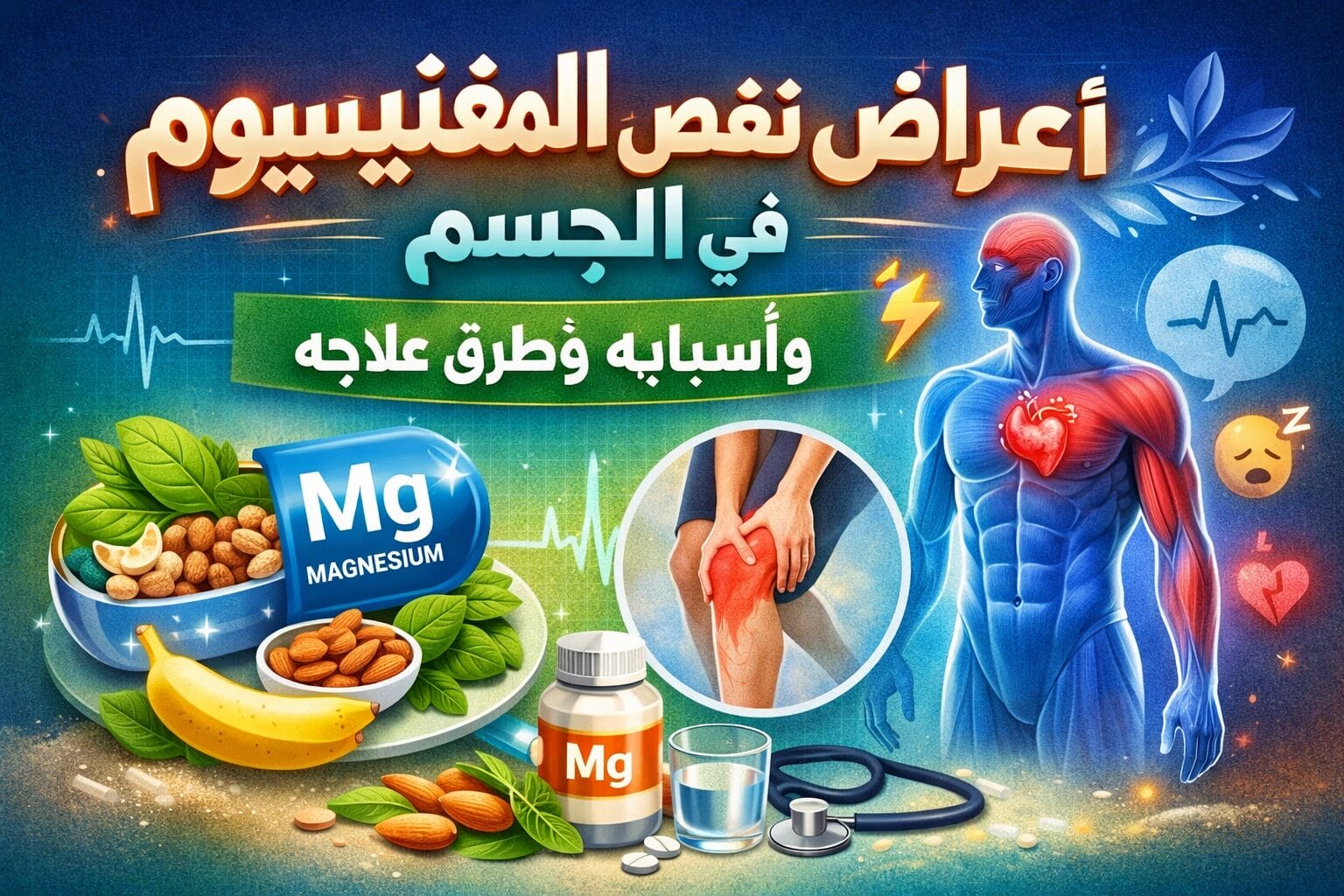 أعراض نقص المغنيسيوم في الجسم