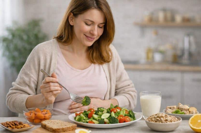جدول غذائي متكامل للحامل في أول 3 شهور من الحمل