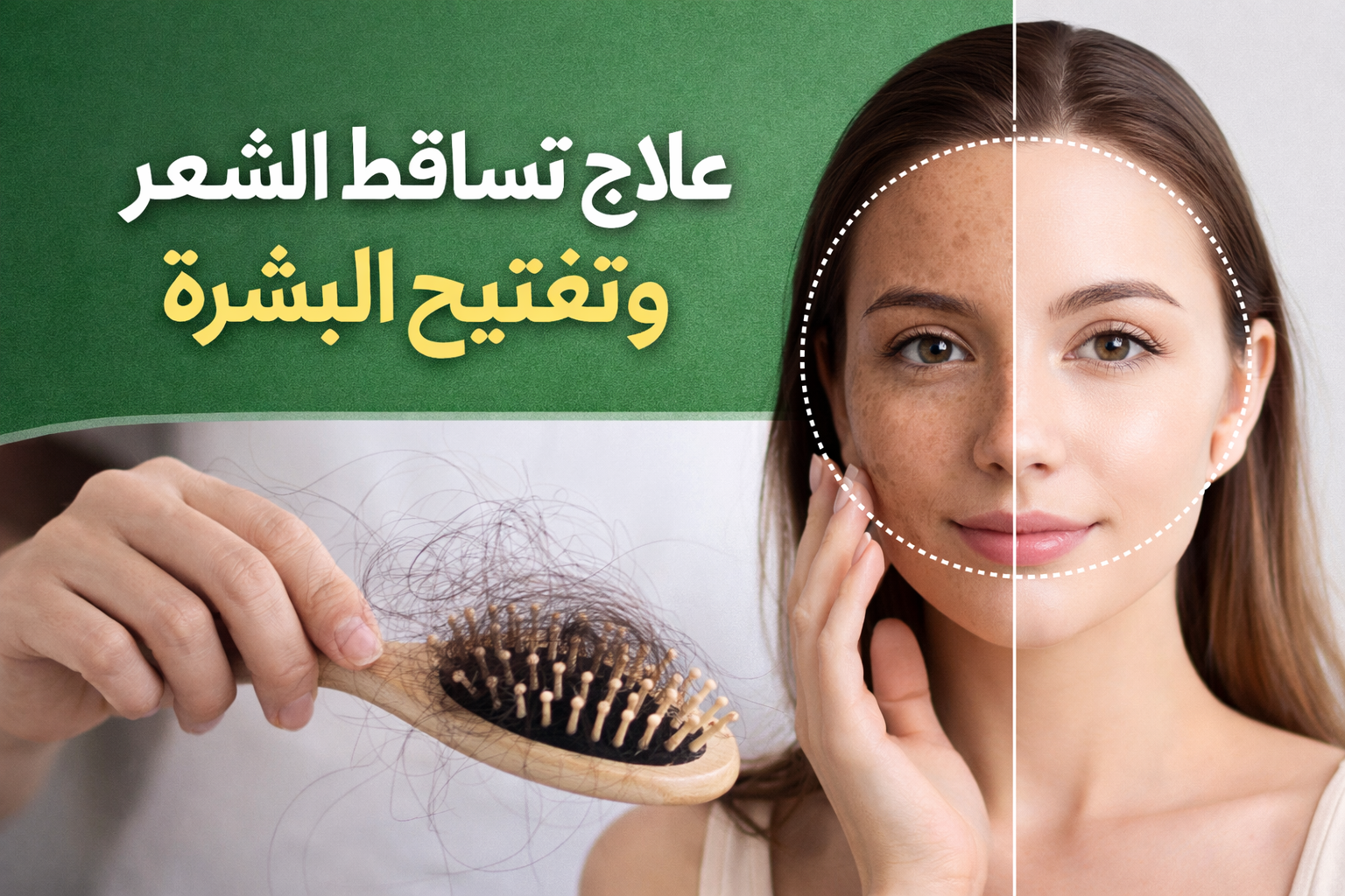 علاج تساقط الشعر وتفتيح البشرة الجديد 2026