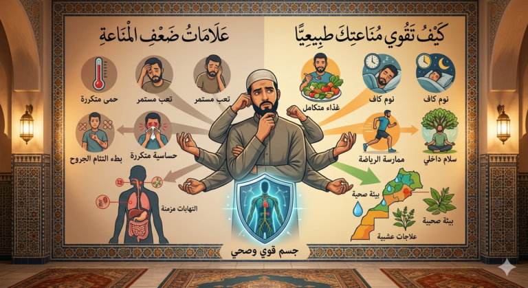 علامات ضعف المناعة في الجسم وكيف تقويها طبيعيًا