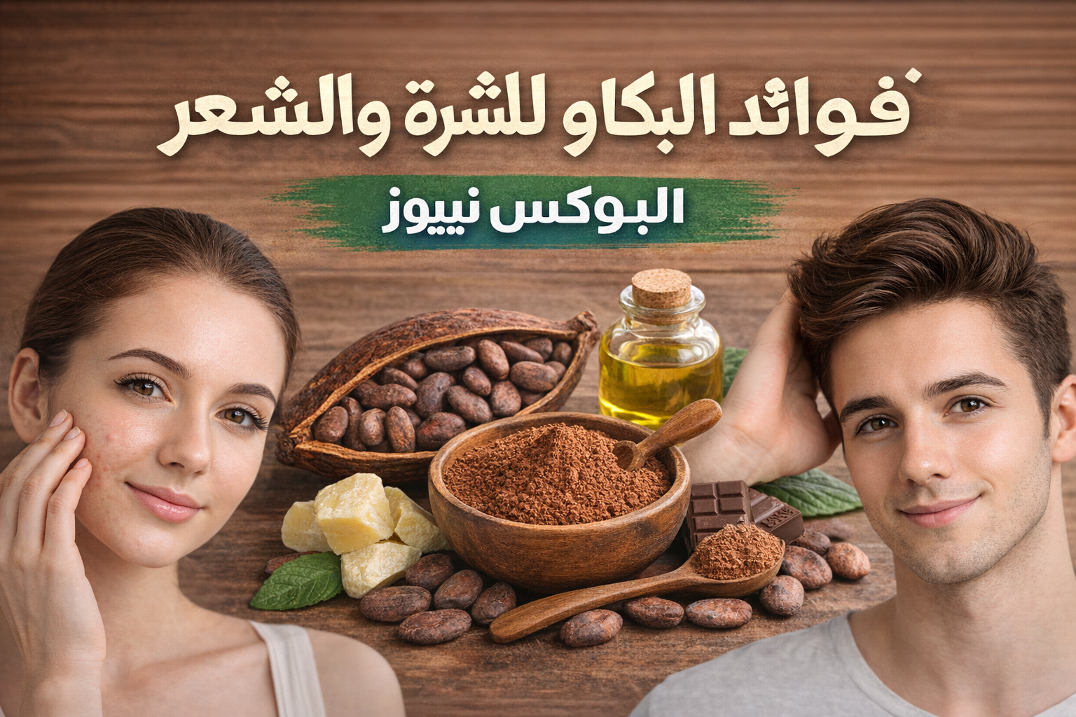 فوائد الكاكاو للبشرة والشعر وطريقة استخدامه للحصول على جمال طبيعي ولمعان صحي