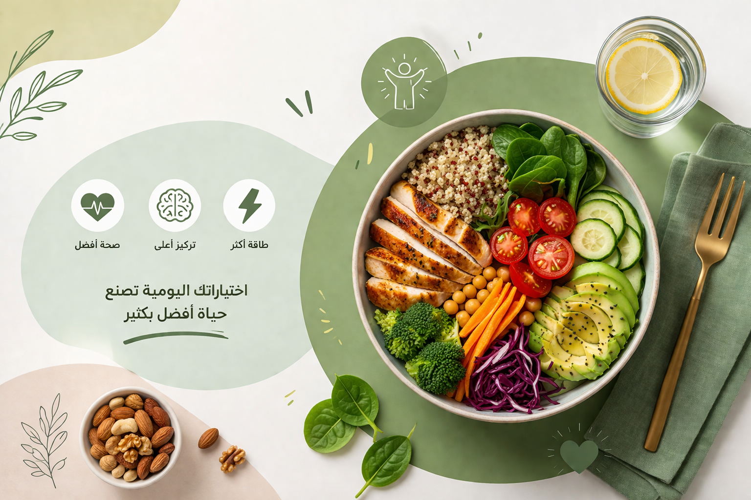 كيف تساعدك التغذية الصحية في تحسين حياتك اليومية؟