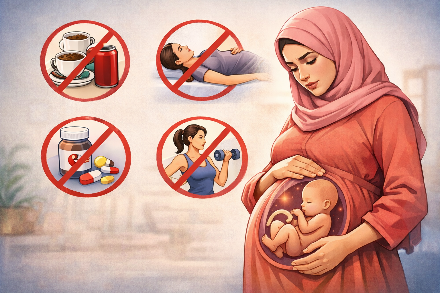 أخطاء شائعة بالحمل أشياء نعتبرها طبيعية لكنها قد تضر الجنين